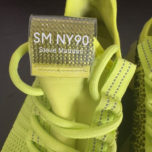 Steve Madden SMNY90 Neon Yellow Sneakers - Picture 4 of 9